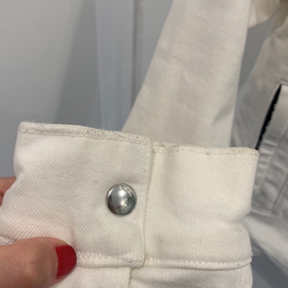 RTA White Jean Jacket Size S - Picture 6 of 11